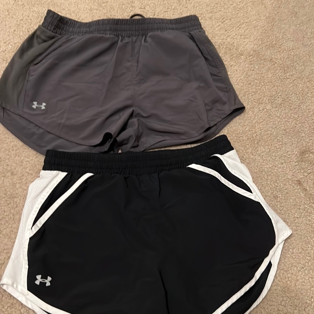 Under Aumor womens dri-fit athletic shorts